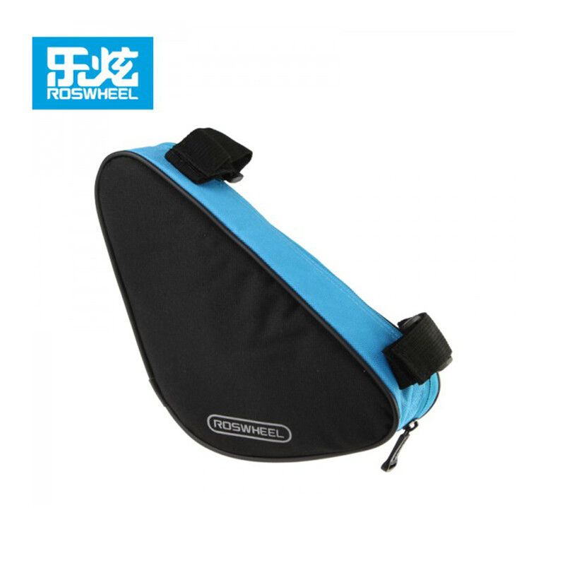 ROSWHEEL乐炫12657黑蓝色自行车三角包 实用与美观兼备的骑行装备